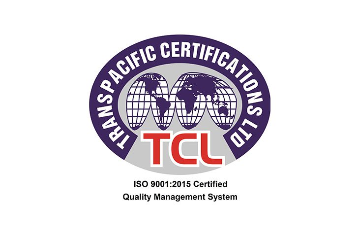 An ISO 9001:2015 certification