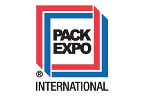 A logo of Pack Expo International