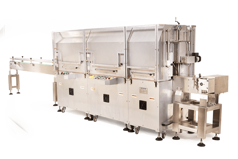 The SRT-2500 Electric Heat Tunnel for shrink sleeve labeling